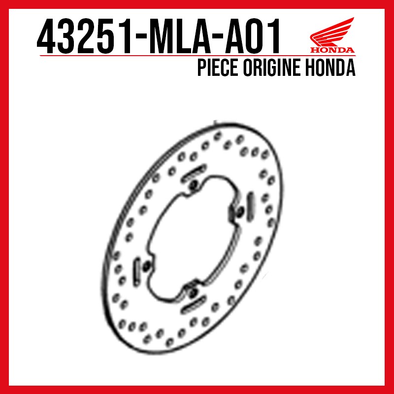 43251-MLA-A01 : Bremsscheibe hinten Original Honda Honda NT1100