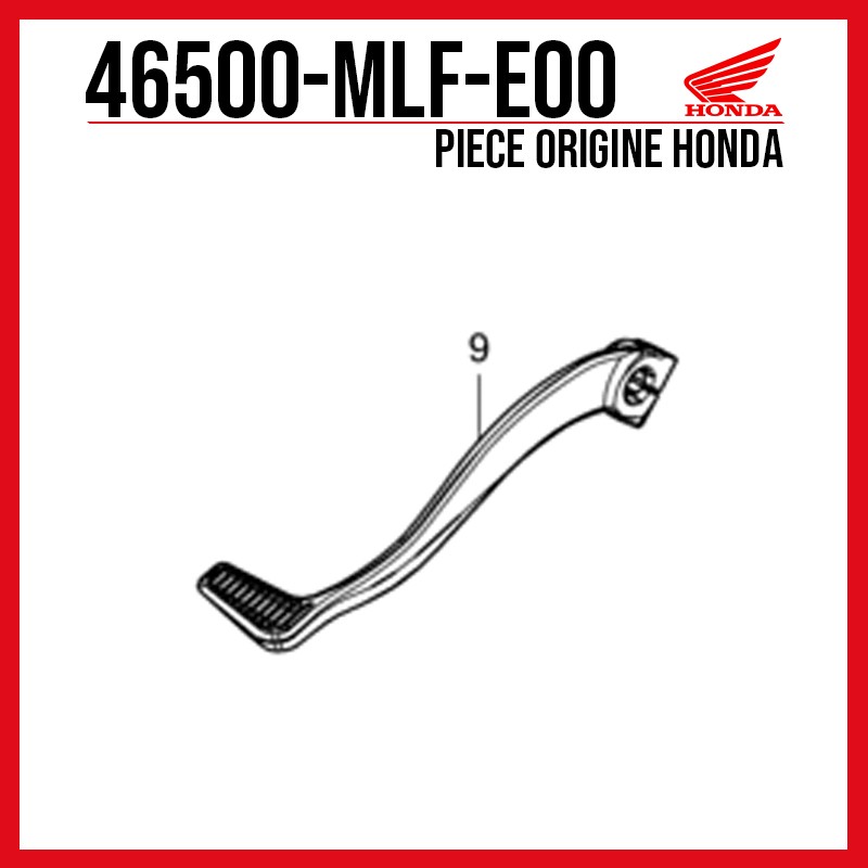 46500-MLF-E00 : Honda genuine brake pedal Honda NT1100