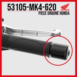 53105-MK4-620 + 90191-KBG-000 : Embout de guidon origine Honda Honda NT1100