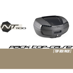 PACK-SR1196-E46NB : Pack Top-case GIVI E46 Riviera Black Edition Honda NT1100