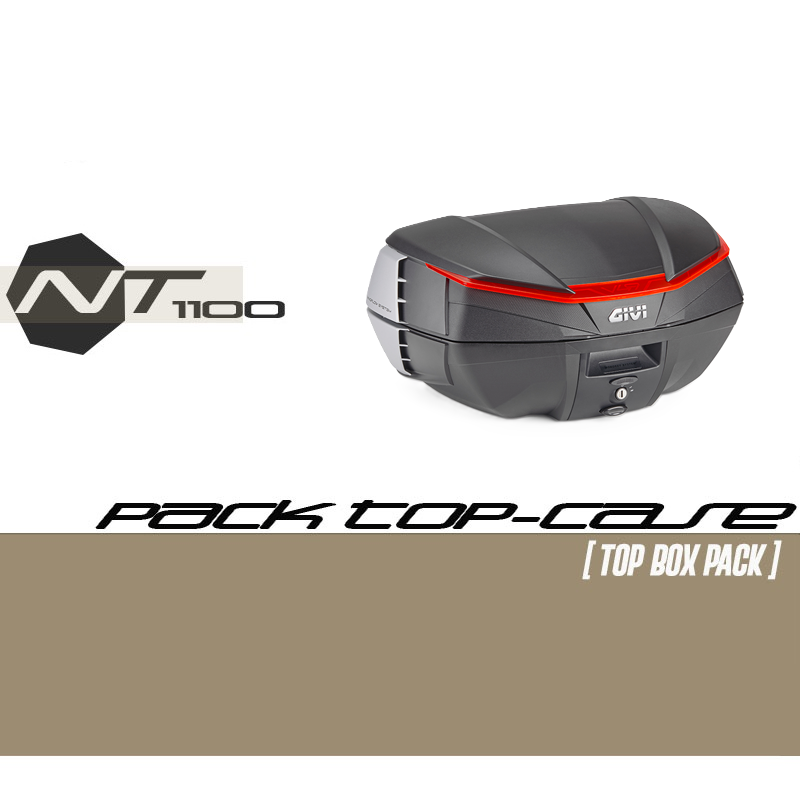 Pack Top-case GIVI B45+ para Honda NT1100