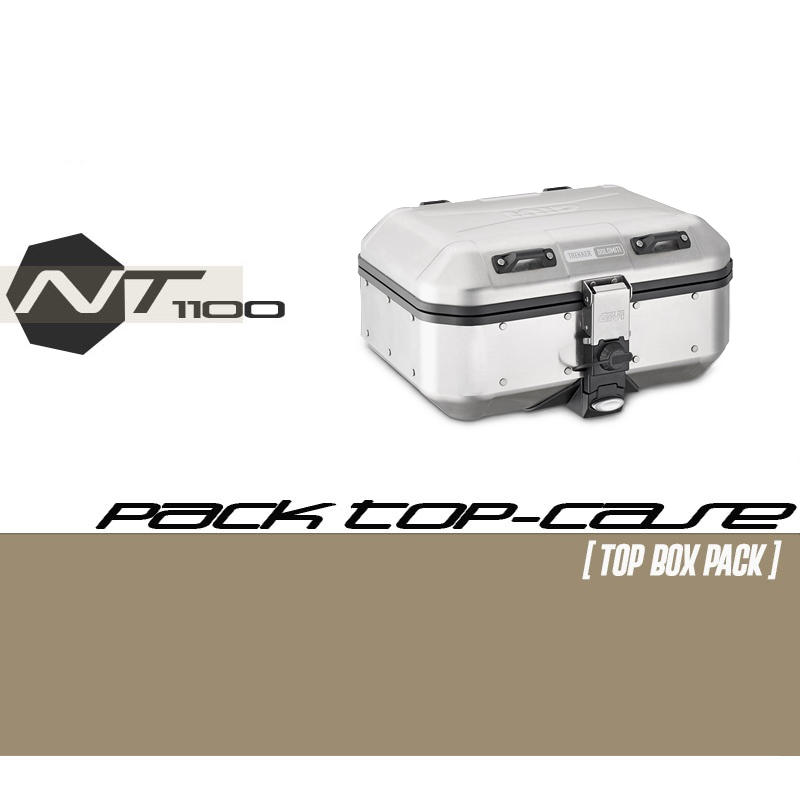 PACK-SRA1196-DLM30A : GIVI Trekker Dolomiti 30L Alu Top Case Pack Honda NT1100