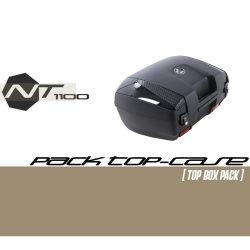 PACK-66295370101-6100470011 : Hepco-Becker Junior Flash TC 55 Top-Case Pack with Black Cover Honda NT1100