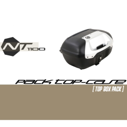 PACK-66295510101-6100850003 : Pack Top-case Hepco-Becker Journey TC 42 Blanco Honda NT1100