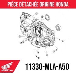 11330-MLA-A50 : Couvercle carter droit Honda boîte automatique Honda NT1100