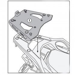 SRA1196 : Givi Top-Case Aluminium Rear Rack Honda NT1100