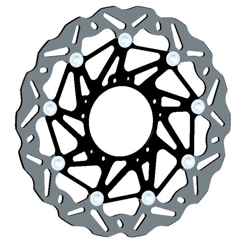 1117426 / WK154R : Bremsscheibe vorne schwimmend BRAKING Honda NT1100